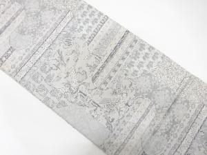 アンティーク ヱ霞に名物裂模様織り出し袋帯(材料)